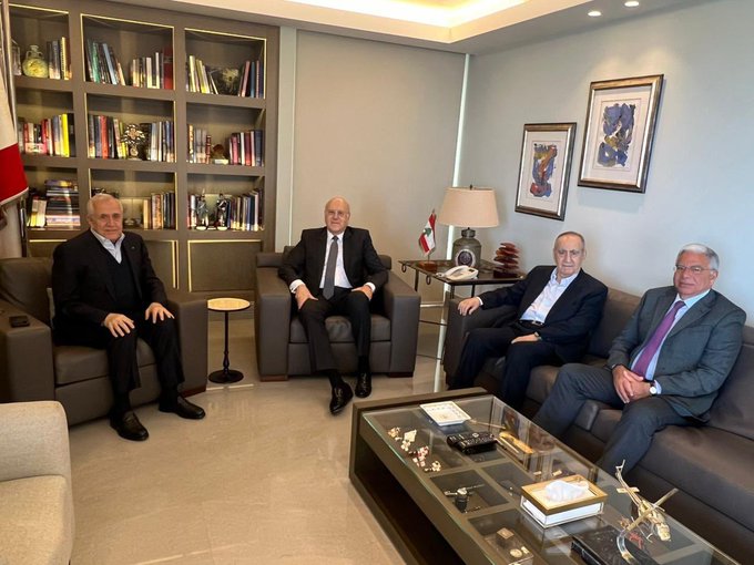 الرئيس ميشال سليمان يستقبل نجيب ميقاتي 