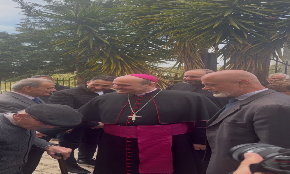 سليمان: زيارة بورجيا إلى قرى الشريط الحدودي تعبير عن اهتمام البابا بمسيحييها 