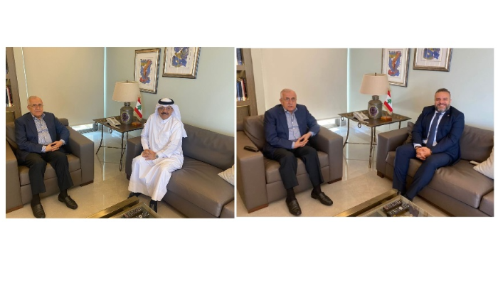 سليمان استقبل سفير قطر وعبد المسيح: ليبدأ الحوار من حيث توقف 