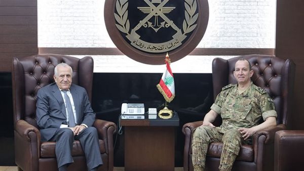 العماد رودولف هيكل استقبل رئيس الجمهورية السابق العماد ميشال سليمان